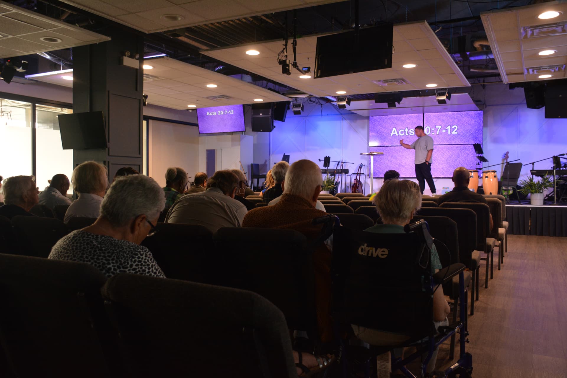 The Generations Church family gathered for a Sunday service